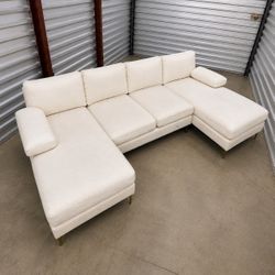 Couch Sectional | BUDGET Double Chaise | SAME-DAY DELIVERY