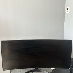 Lg 34” Curved Monitor 