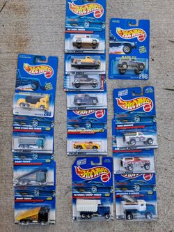 Vintage 1990's Hot Wheels Truck Lot