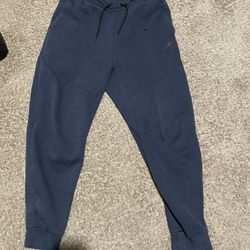 NAVY blue Nike Tech Sweatpants 