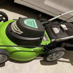 Green Works 12 Amp 20” Corded Lawn Mower