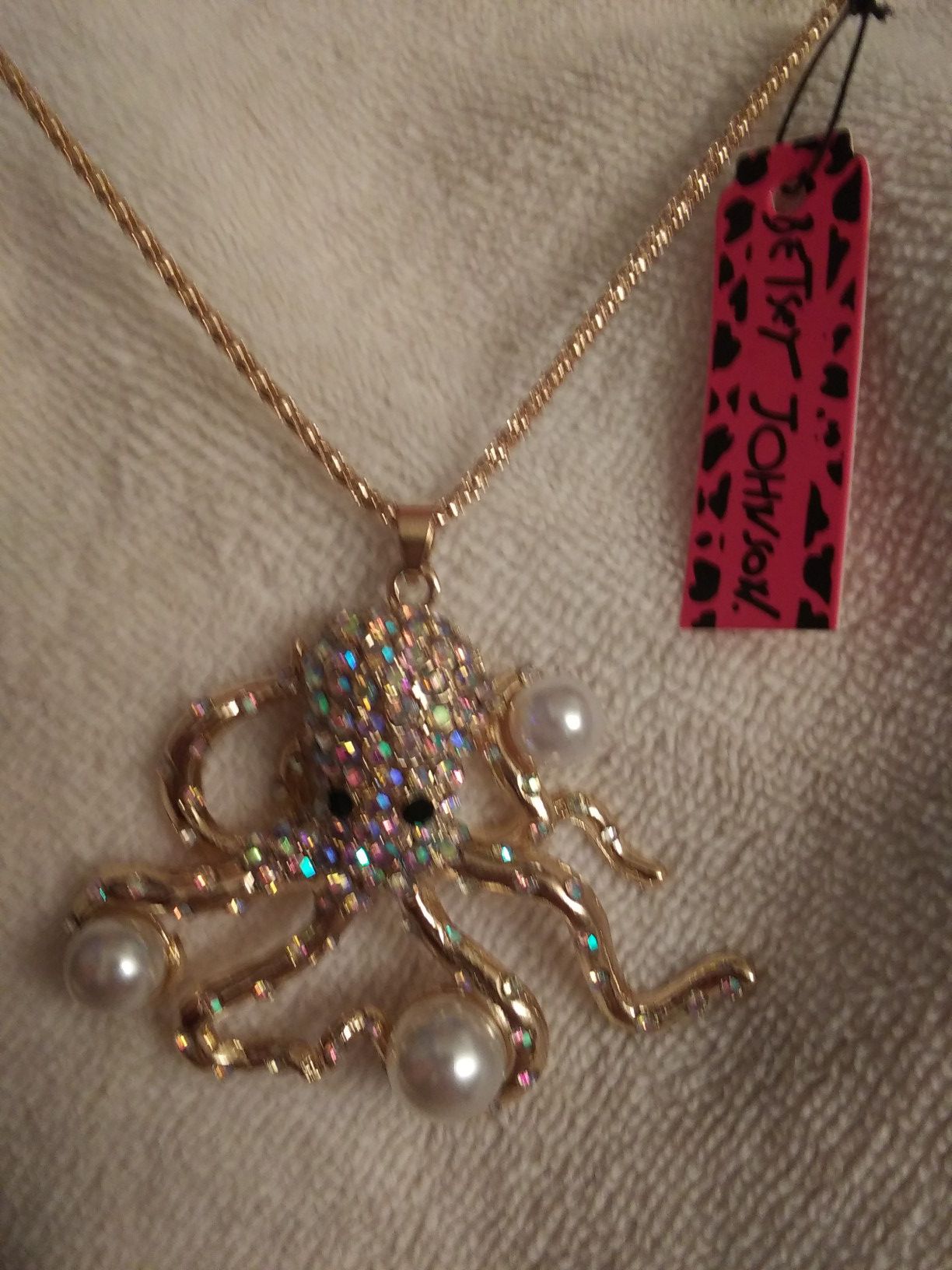 Betsey johnson "Octopus " necklace