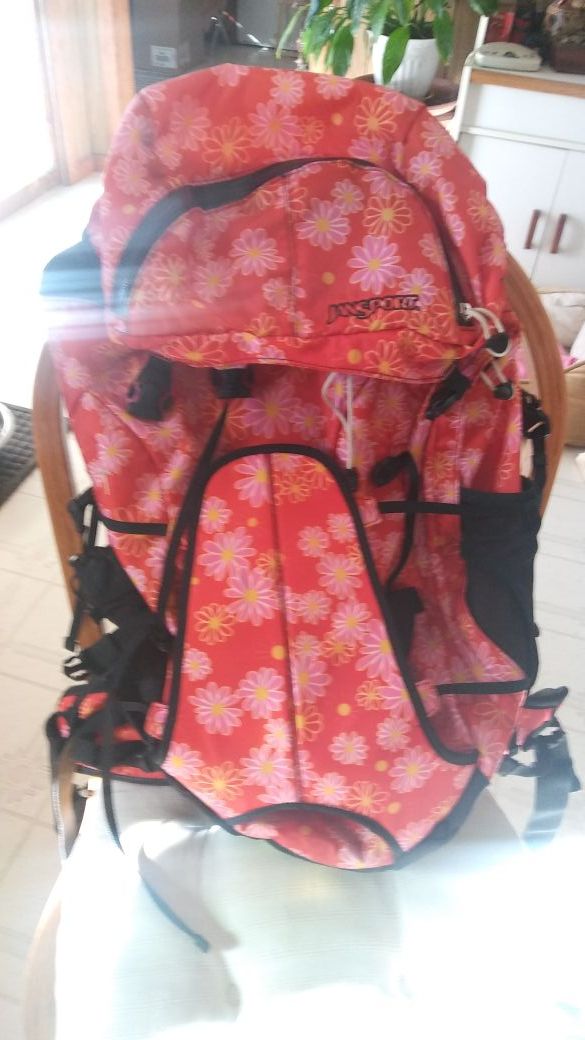 High end jansport hiking camping backpack
