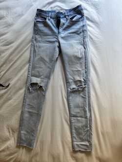 Mid rise skinny jeans