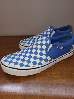 Men's Vans checkered slip on sneakers