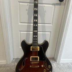 Ibanez JSM100 Vintage Burst Semi-Hollow Electric Guitar 