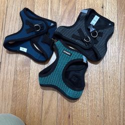 Three voyager Sz Small Dog Harnesses 