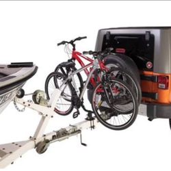 Double Bike Carrier System For Trailers - New