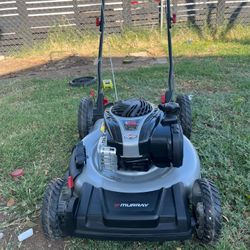 Murray
21 in. 140 cc Briggs and Stratton Walk Behind Gas Push Lawn Mower with Height Adjustment and Prime 'N Pull Start