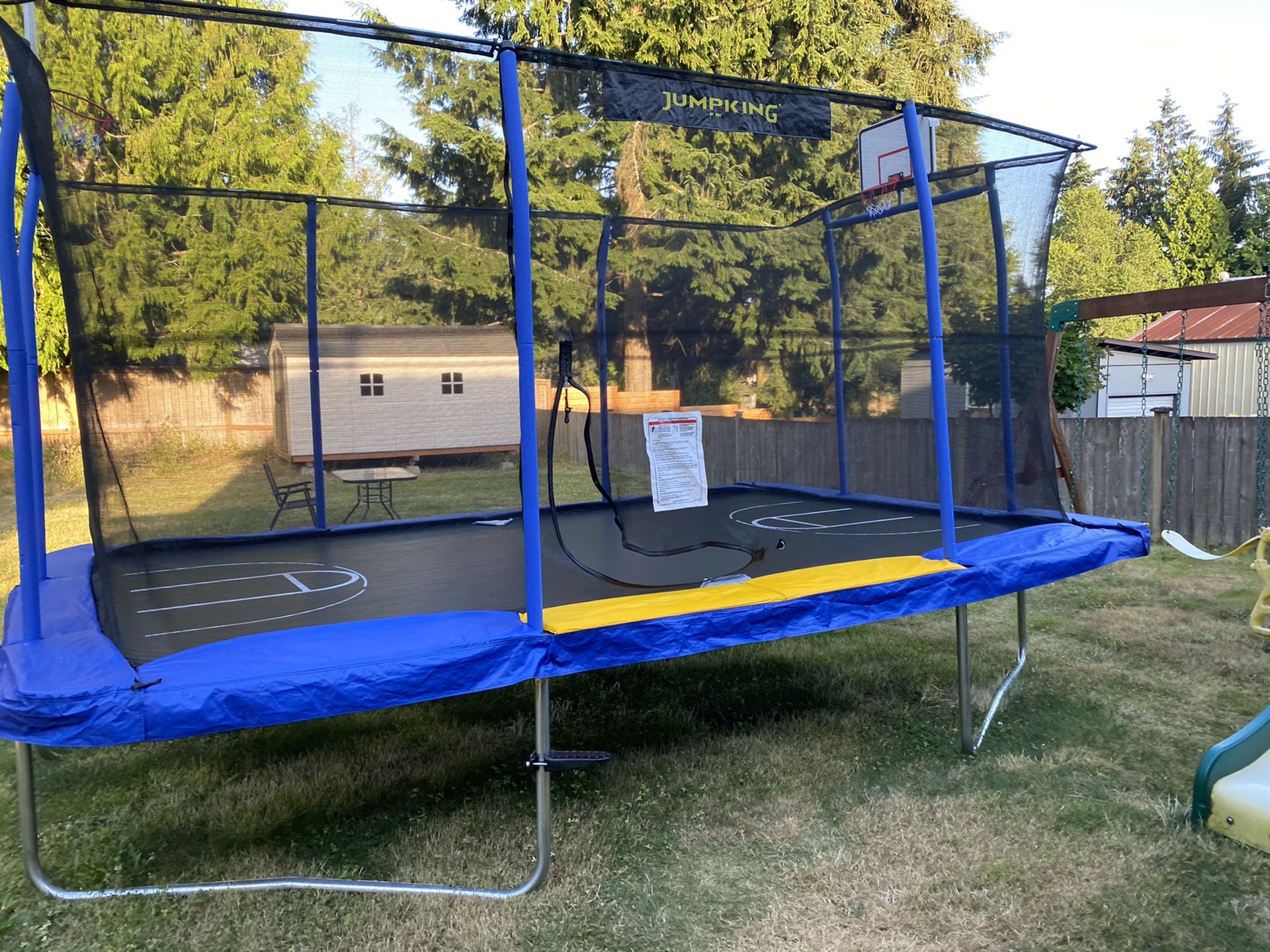 JumpKing rectangle trampoline 10x15