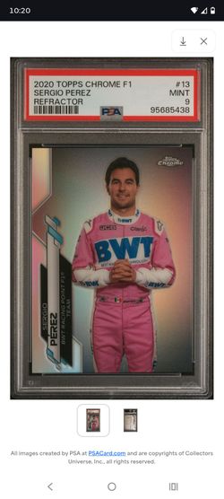 2020 F1 chrome PSA 9 Sergio Perez
