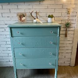 Vintage Solid Wood Dresser