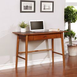 Multi purpose wooden desk- Laptop desk with drawer