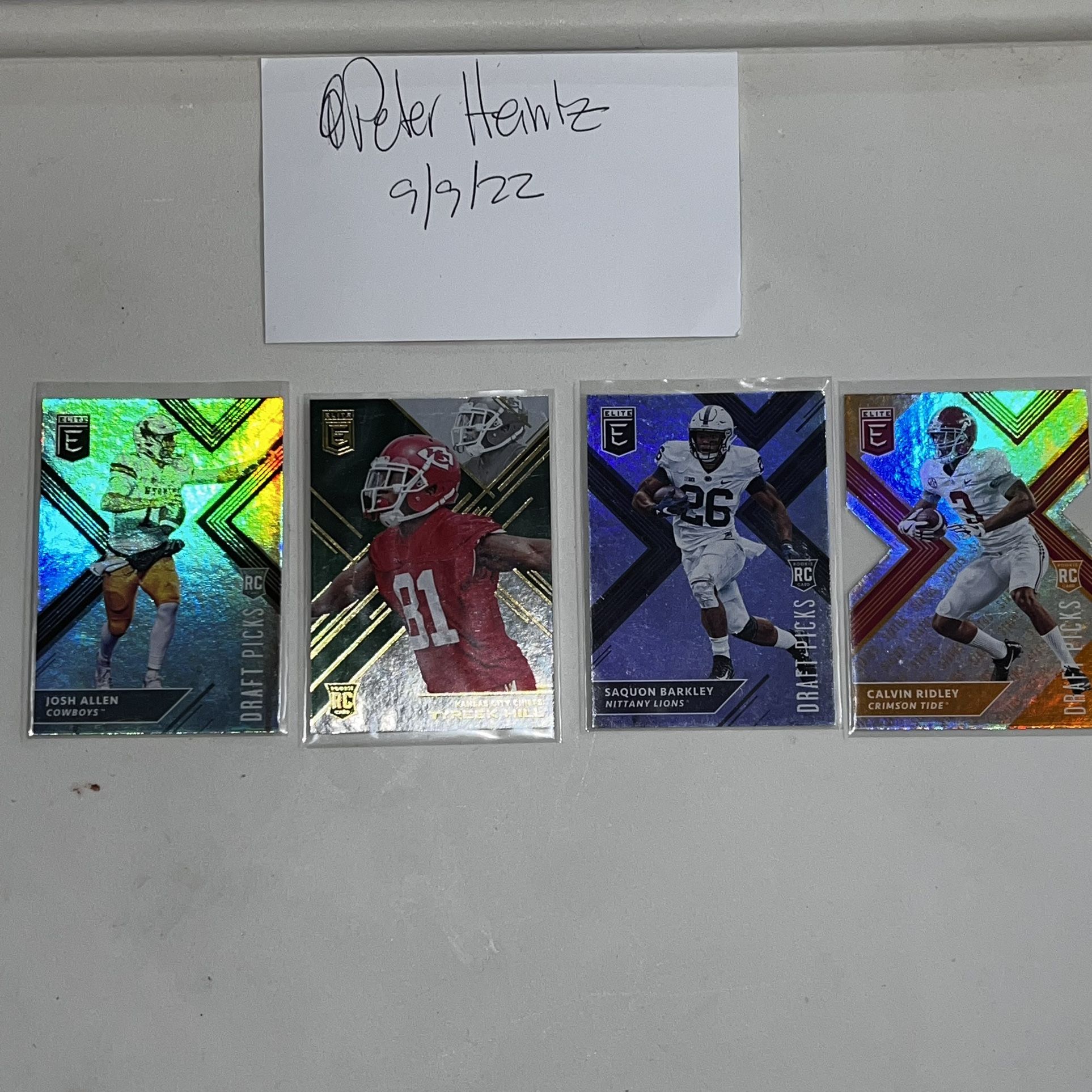 *just Added A Chase Edmonds Auto* Tyreek Hill, Josh Allen, Saquon Barkley, Calvin Ridley Rookies