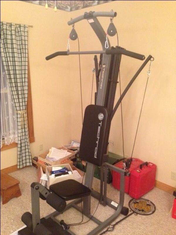 Techrod 2 home gym . Just like bow flex