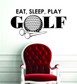 PRE MADE Wall Decal Home Decor Golf