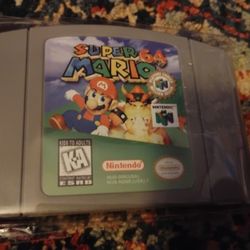 Brand New Nintendo 64 Super Mario 64 Reproduction Game