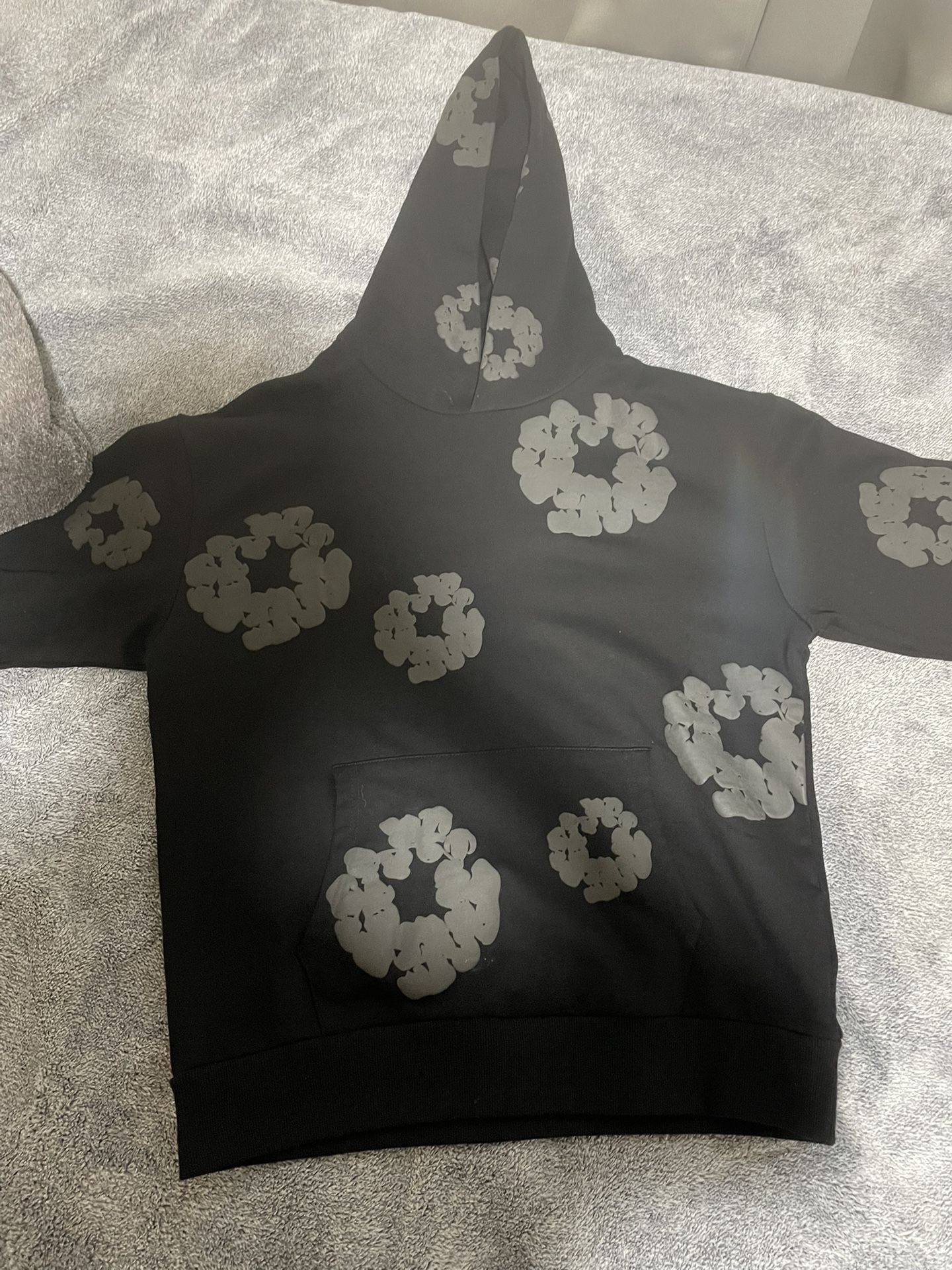Black Monochrome Denim Tear