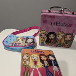 Pink and Blue Trendy Lil Bratz Bag & Accessories
