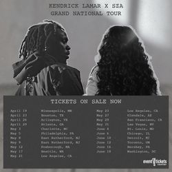 KENDRICK LAMAR AND SZA CONCERT- atlanta 