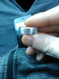 Damascus Steel ring size 8 by Jacob and Steven Midgett