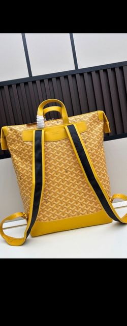 Goyard cisalpin backpack  yellow