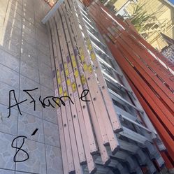 Excellent Condition, 8 Feet And More Sizes Available Aluminum Ladder