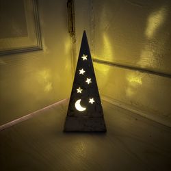 Vintage PartyLite Pyramid Galaxy Tealight Candle Holder