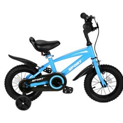 New Kids 12 Inch Bike Blue Or Black