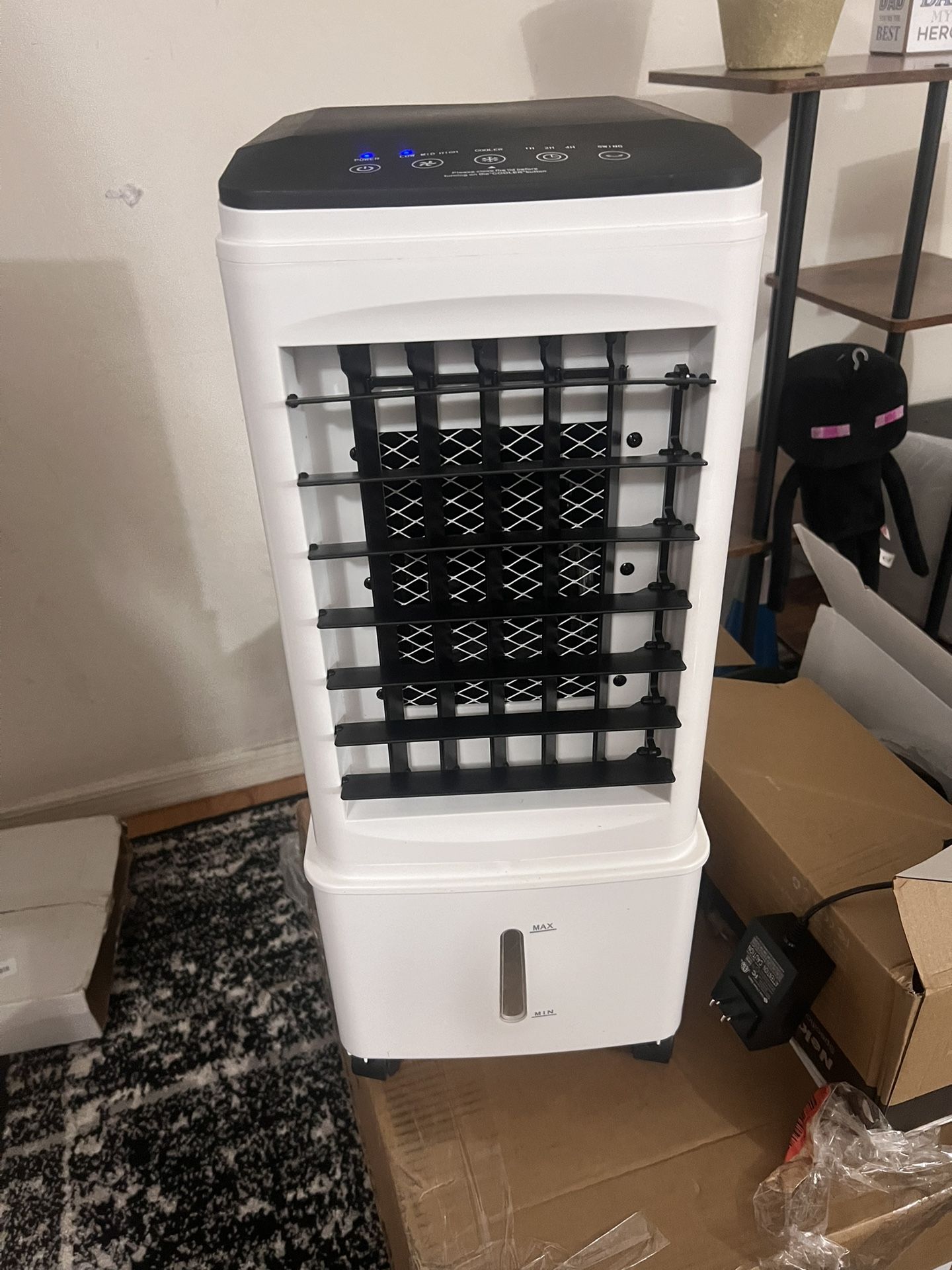 Portable Air Conditioners, 3-IN-1 Evaporative Air Cooler, 2.5 Gal Fast Cooling Portable AC Unit w/Remote & Timer, 3 Speed Quiet Swamp Cooler, Windowle