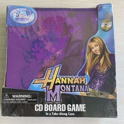 Hannah Montana Cd Board Game In A Take-along Case