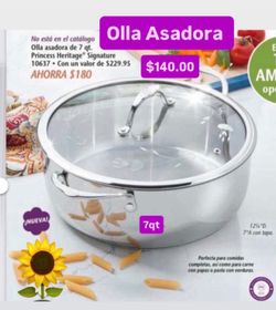 Asadora de 7 qt Prepara Variedad De Comidas Princess Heritage Princess House Ventas Finales