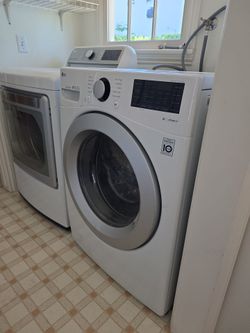 LG washer and dryer
