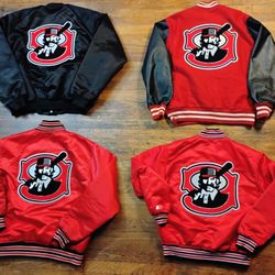 Mudville Nine 9 Vintage Jackets Letterman Varsity Throwbacks Milb Sportswear  