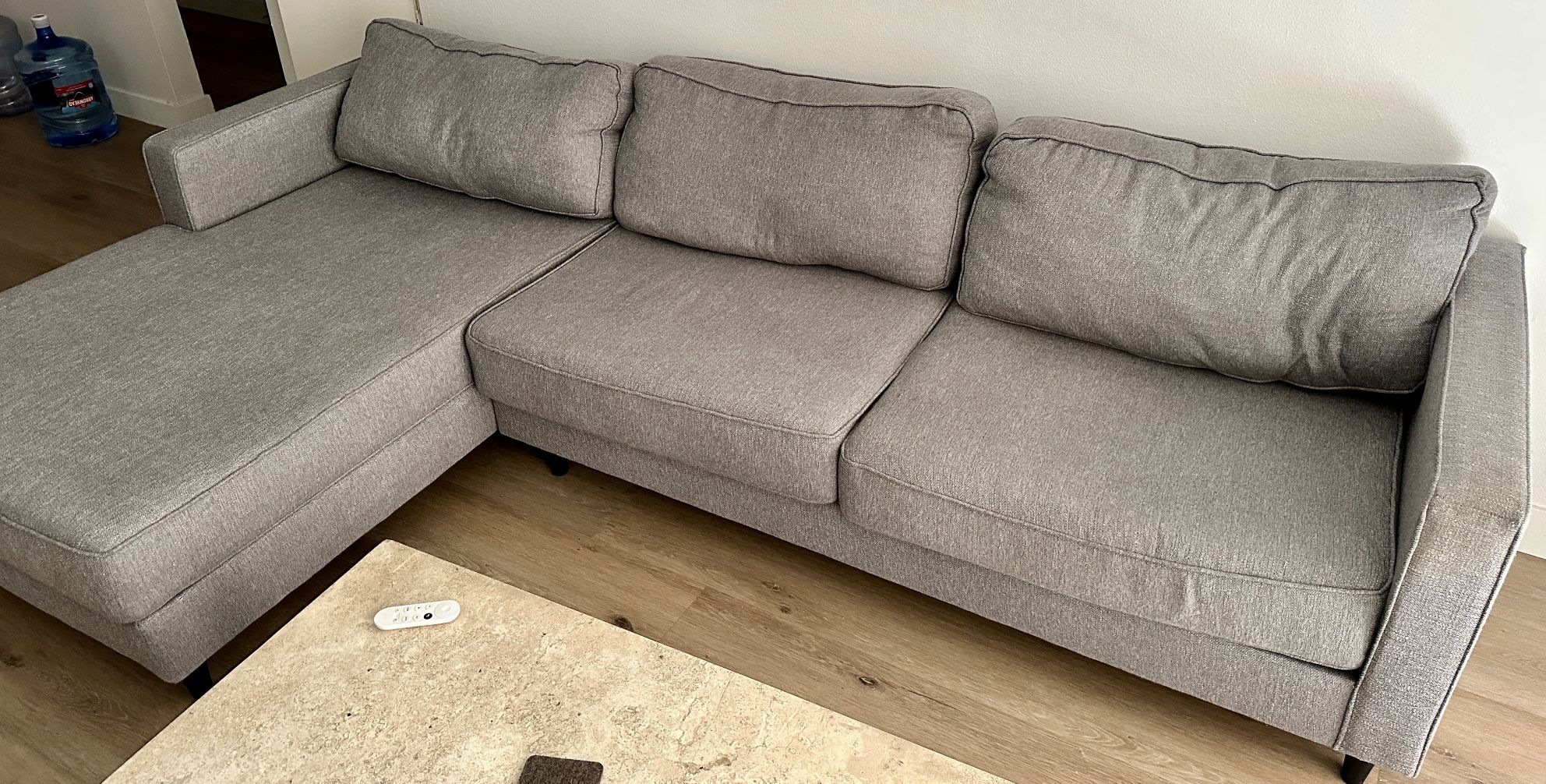 Modern Gray Sectional Couch