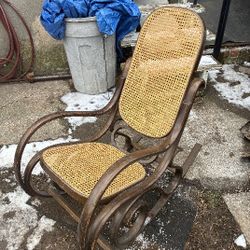 Old Wooden Rocking Chair 
