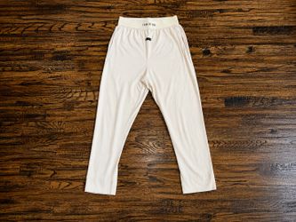 Fear Of God Main Core Collection Silk Lounge Pants Cement Beige Size X-Small XS