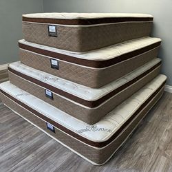 Queen Size Organic Cloud Comfort Europillowtop 12in