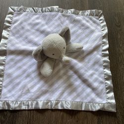 Target Cloud Island Lovey Gray Elephant Striped Snuggle Security Baby Blanket