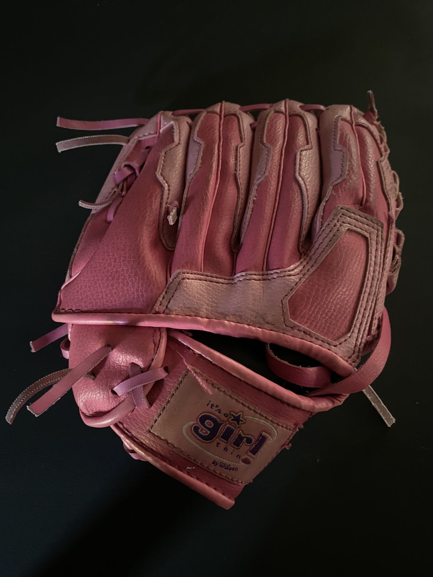 Girls Baseball Softball Glove Pink