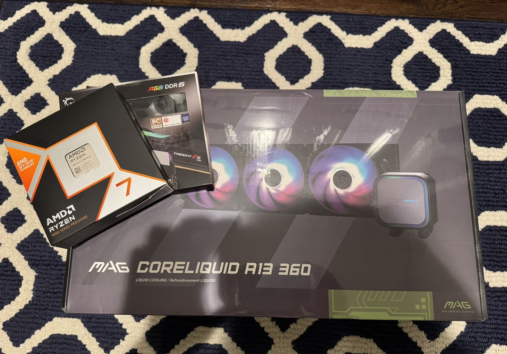 9800X3D, 32gb DDR5, 360mm AIO Combo Meal