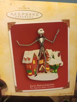 The Nightmare Before Christmas Jack And Zero Ornament