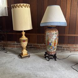 Antique Vintage Large Oriental Lamps