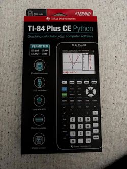 Texas Instruments TI-84 Plus CE Python Graphing Calculator
