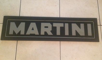 Martini sign L37"xH 9.5"