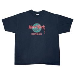 Vintage 90’s Hard Rock Cafe Klingon Star Trek Hanes Tee Shirt