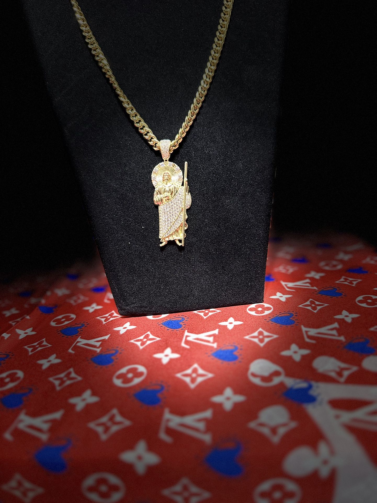 San Judas Tadeo Chain And Pendant