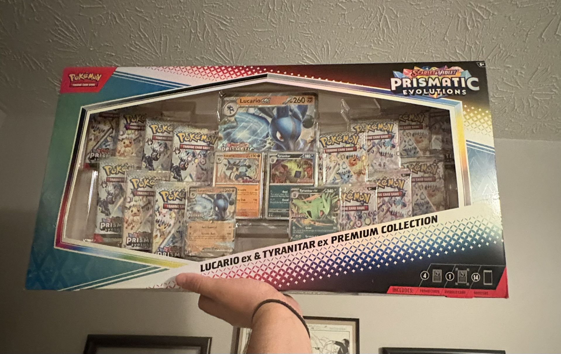 Pokemon Prismatic Sams Lucario and Tyranitar Premium Collection Brand New Sealed