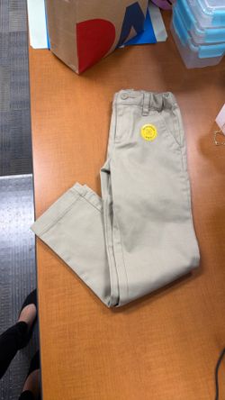 Kids uniform khaki pants size 6