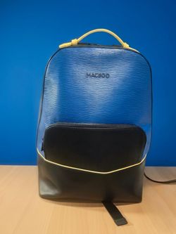 Maceoo Bag Backpack Scholar Zip Sax Blue